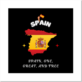 Spanish Pride, Spain one great and free Posters and Art